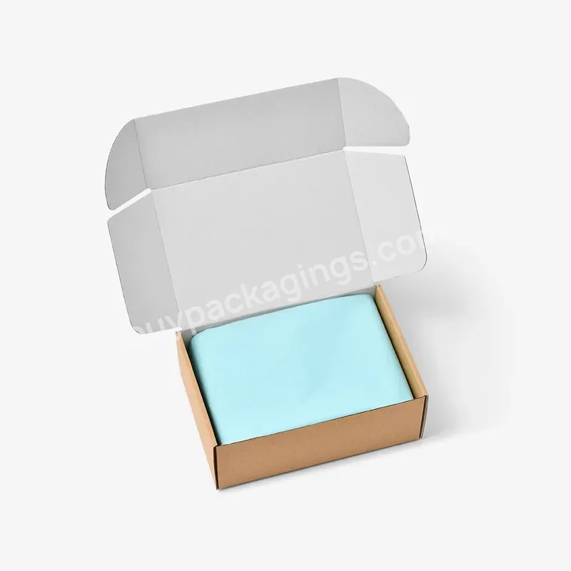2022 New Arrival Custom Logo Simple Folding Clothes Packaging Paper Box Shipping Packaging Boxes
