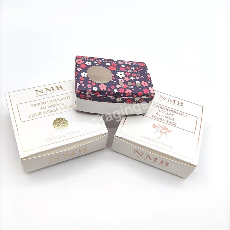 2022 New Arrival Custom Luxury Cosmetic Paper Box Packaging Delicate Appearance With Small Window