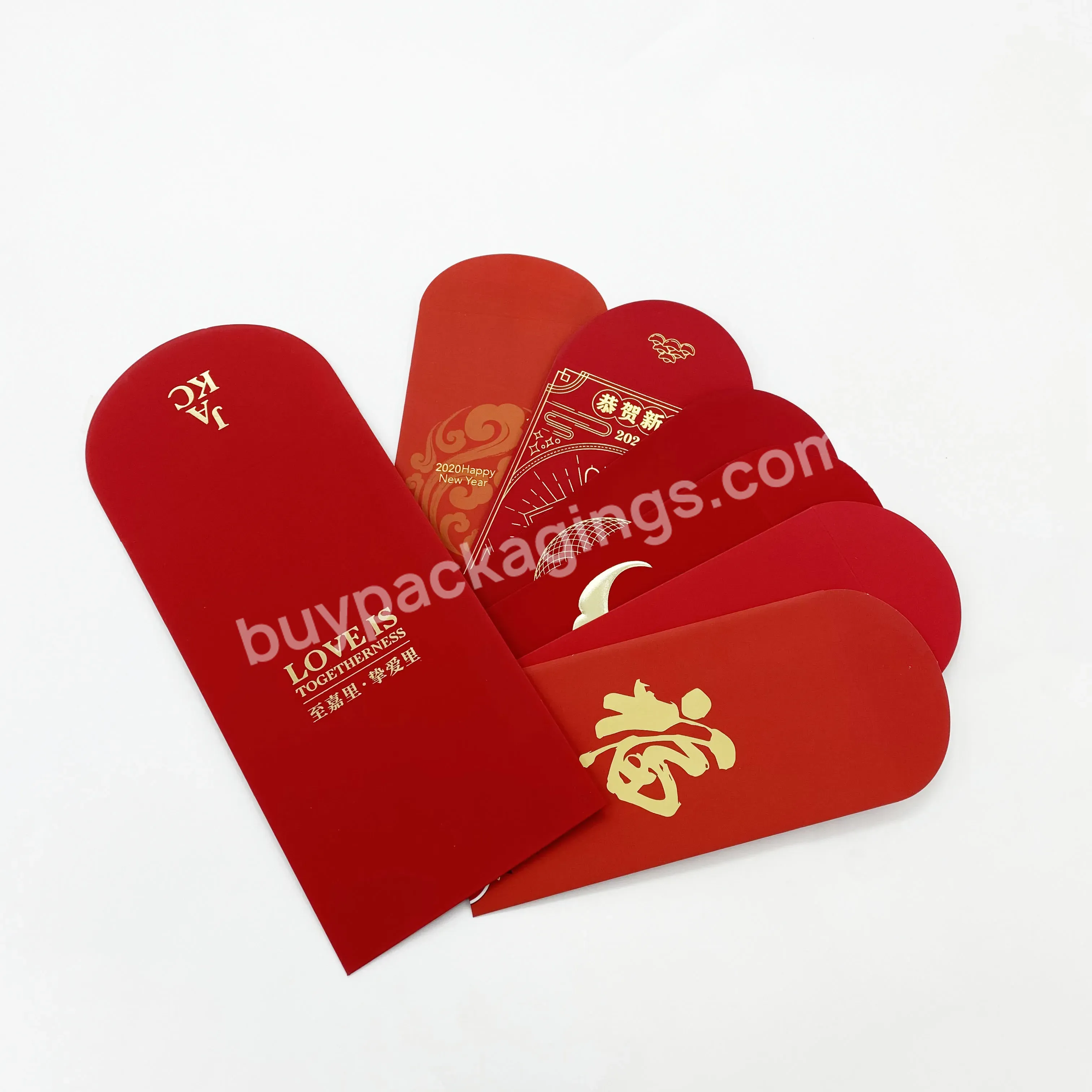 2022 New Arrivals Customized Holiday Merry Christmas Red Packet Pouch Bag Chinese New Year Ang Pao Envelope