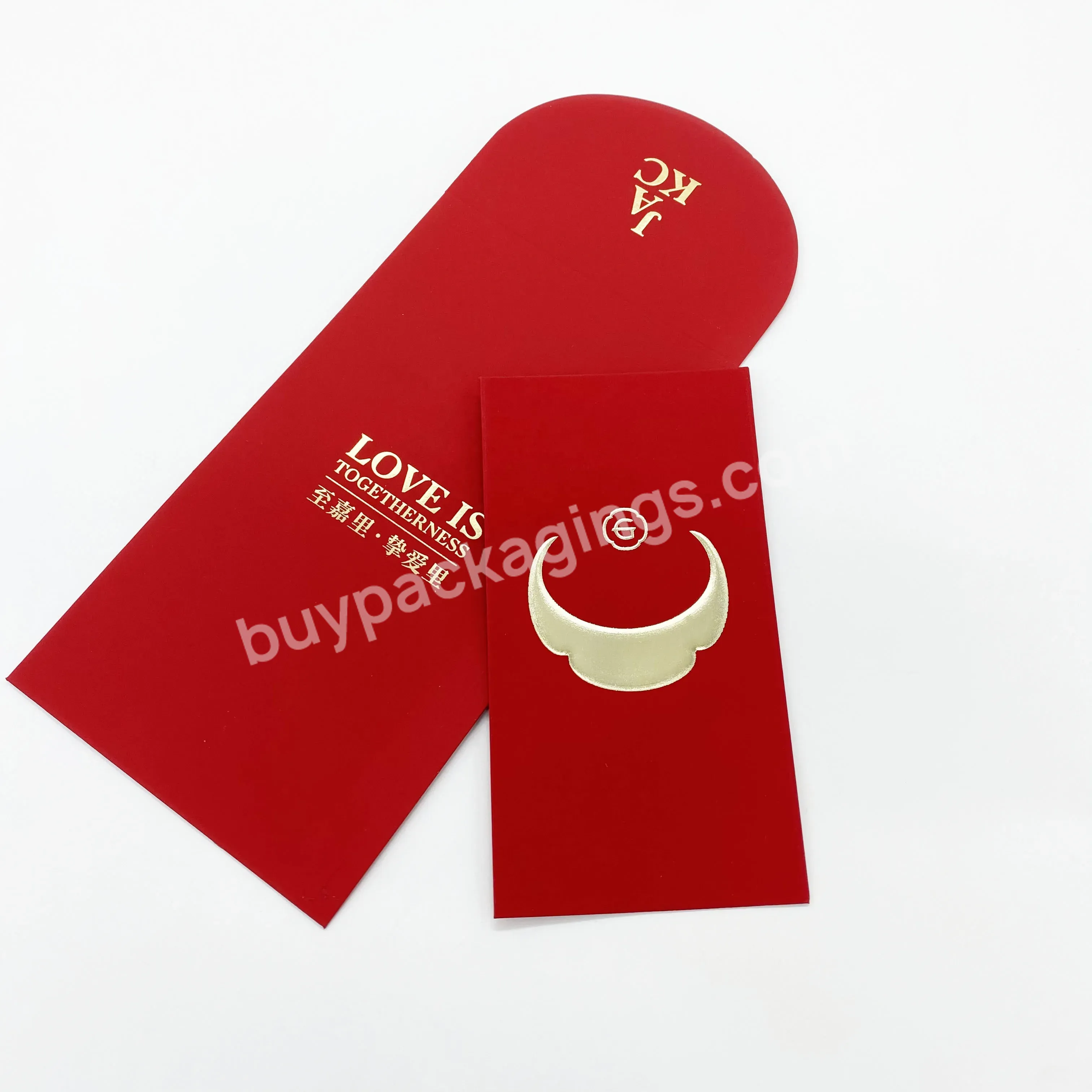 2022 New Arrivals Customized Holiday Merry Christmas Red Packet Pouch Bag Chinese New Year Ang Pao Envelope