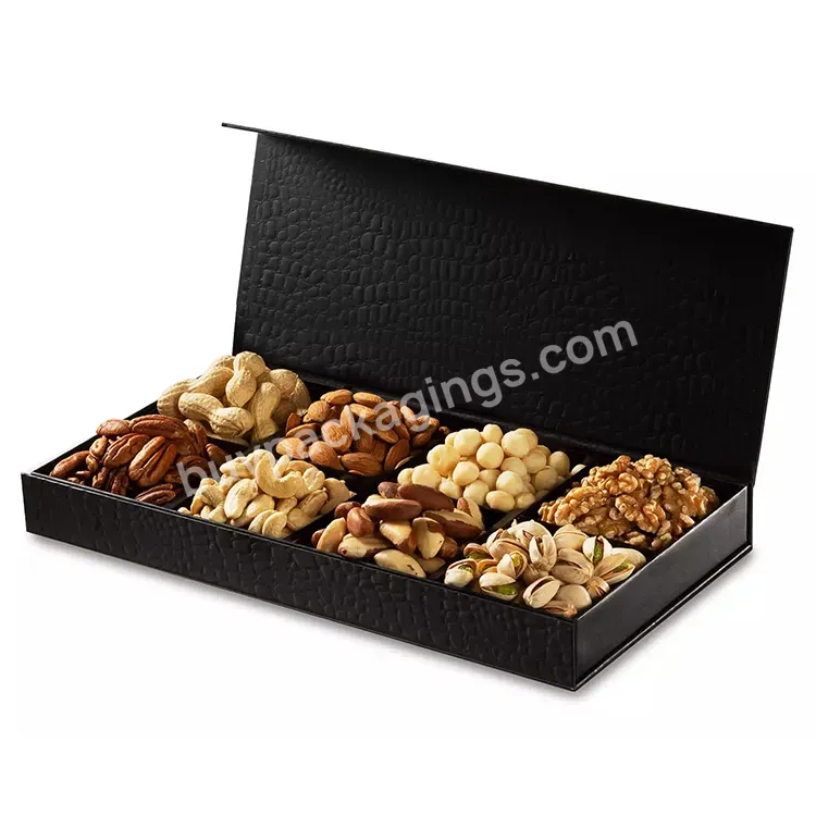 2022 New Good Price Nuts Kernels Paper Packing Gift Box Honey Round Tray Nuts Box For Nuts And Candies