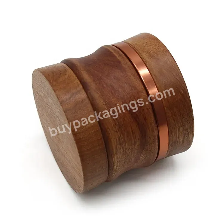 2022 New Wood Smoke Grinder Four-layer 65mm Aluminum Alloy Grinding Single Gift Packaging