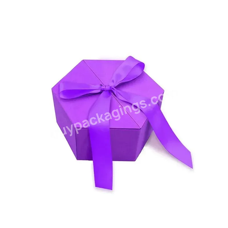 2022 Valentine's Day Fashion Ribbon Gift Box Packaging Custom Logo