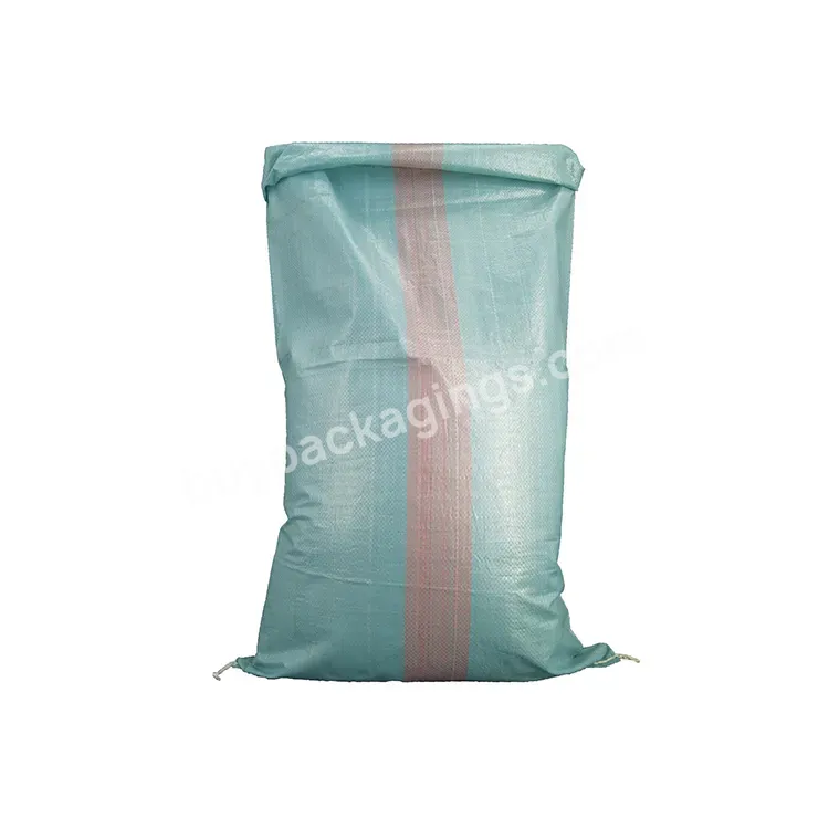 2023 25kg Customized Colorful Laminated Waterproof Pp Woven Polypropylene Bags For Chemical Powder Fertilizer