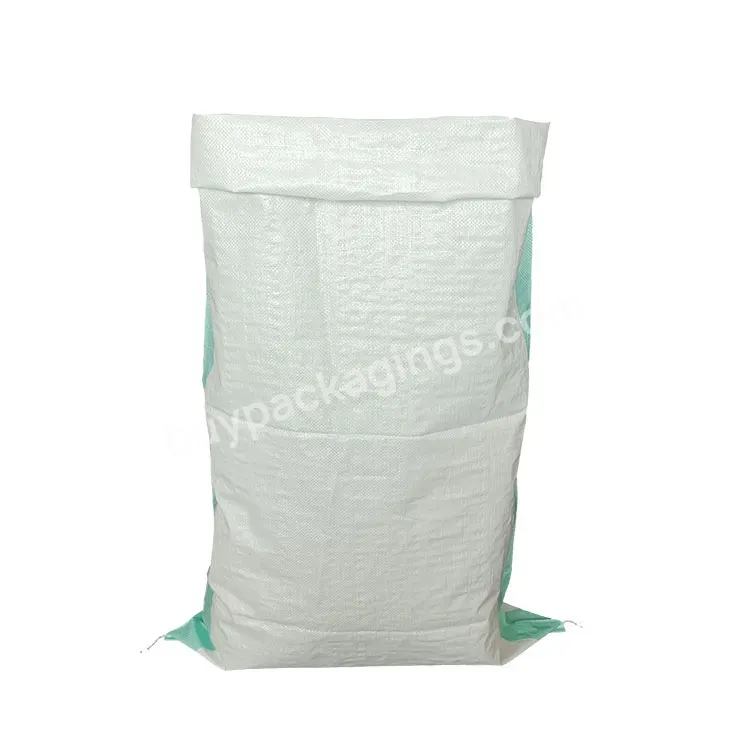 2023 25kg Dimension Custom Fertilizer Salt Rice Sugar Packing Pp Woven Bags