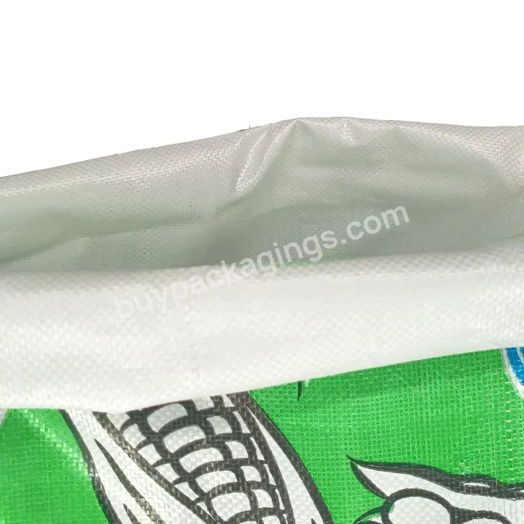 2023 25kgs 50kg Rice Wheat Flour Grain Packaging Laminated Pp Woven Bag