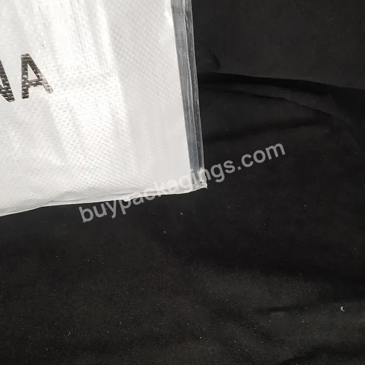 2023 50kg Flour Sugar Pp Woven Packing Bags With Pe Liner
