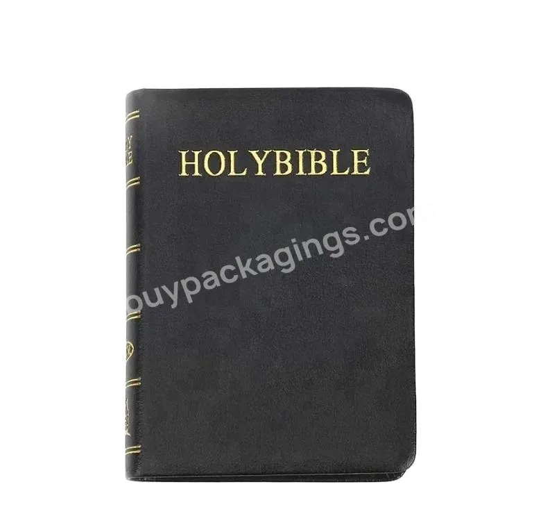 2023 Advanced Custom Printing Service Hot Stamping Bible Cover Bible Book Printing