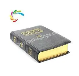 2023 Advanced Custom Printing Service Hot Stamping Bible Cover Bible Book Printing