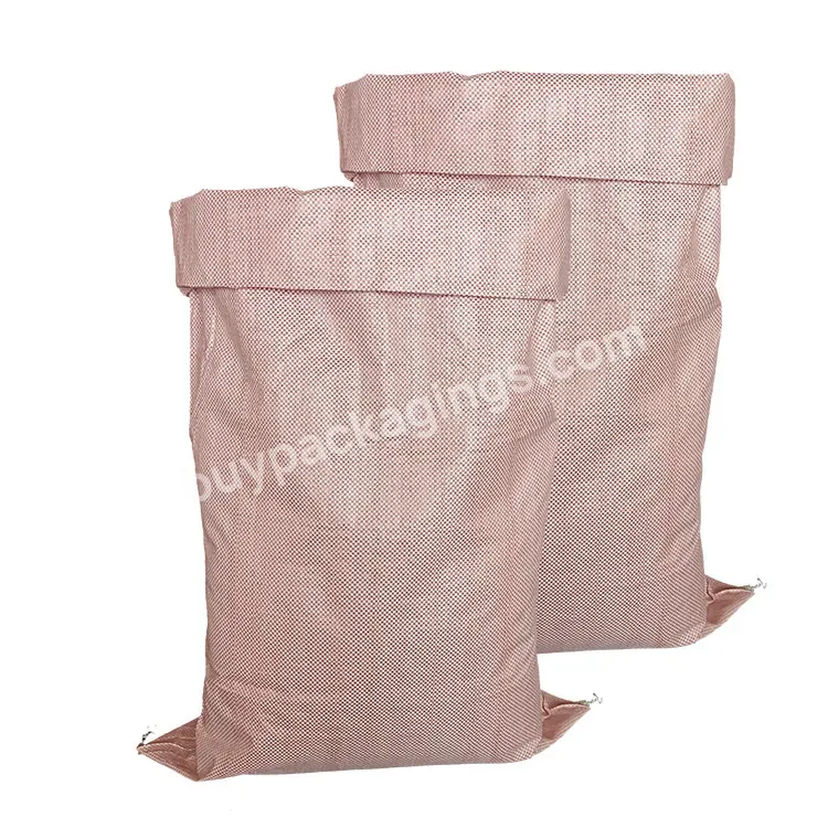 2023 Cheap Polypropylene Pp Woven Rice Bags 20kg 30kg 40kg