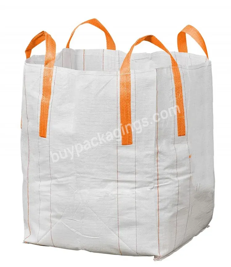 2023 China Shandong Factory Fibc Sling Bulk Bag Super Sacks 1 Ton Jumbo Big Bag For Cement Sand Gravel