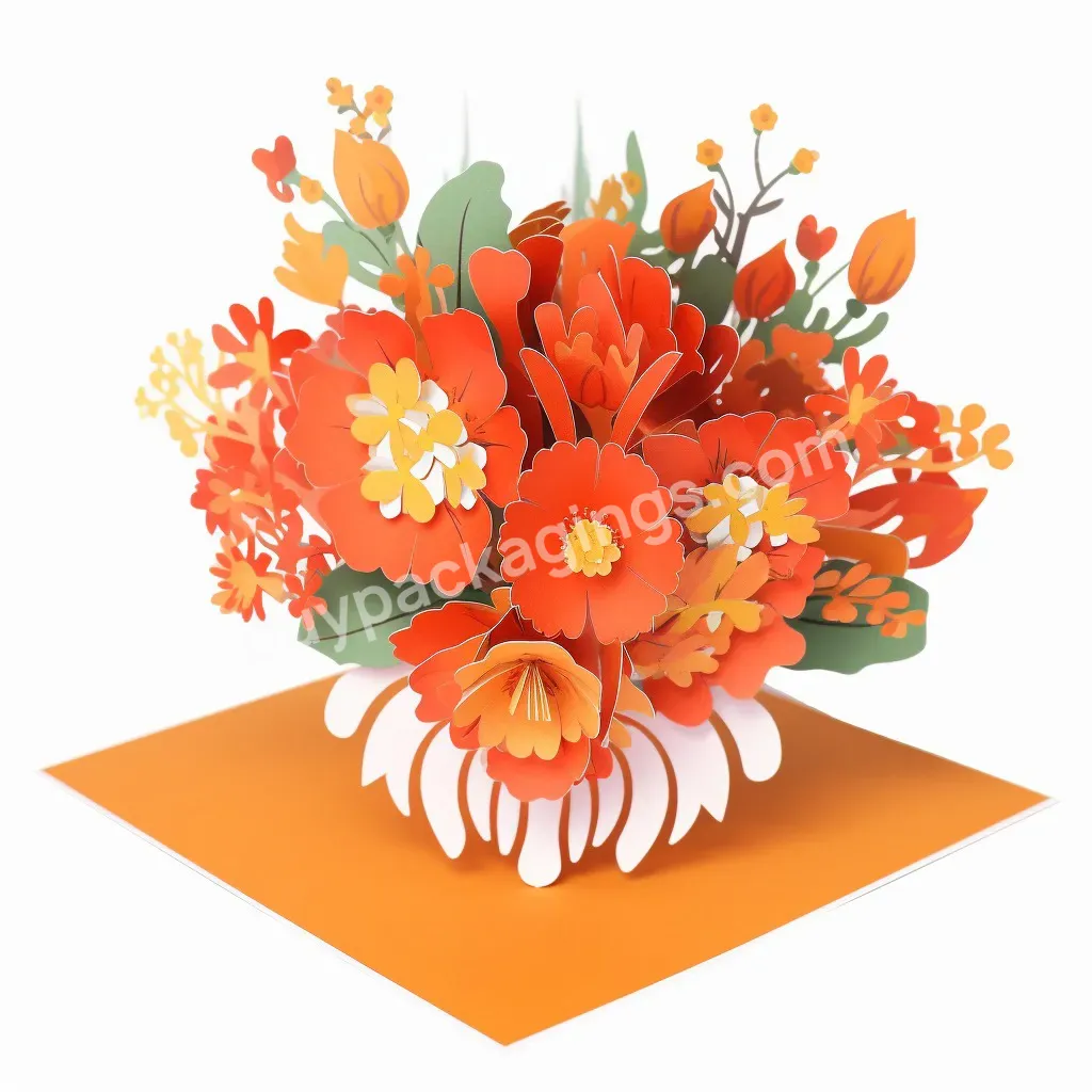 2023 Custom Design Oem Odm New 3d Greeting Pop Up Cards For Mom Gift Mother Day