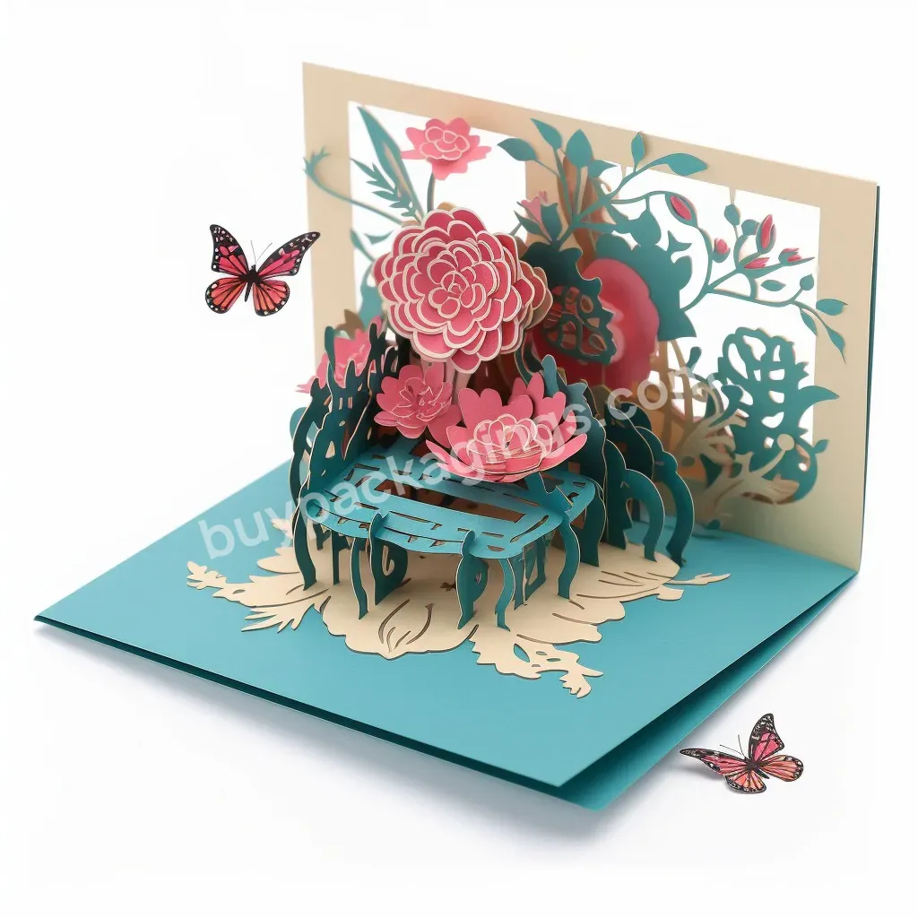 2023 Custom Design Oem Odm New 3d Greeting Pop Up Cards For Mom Gift Mother Day