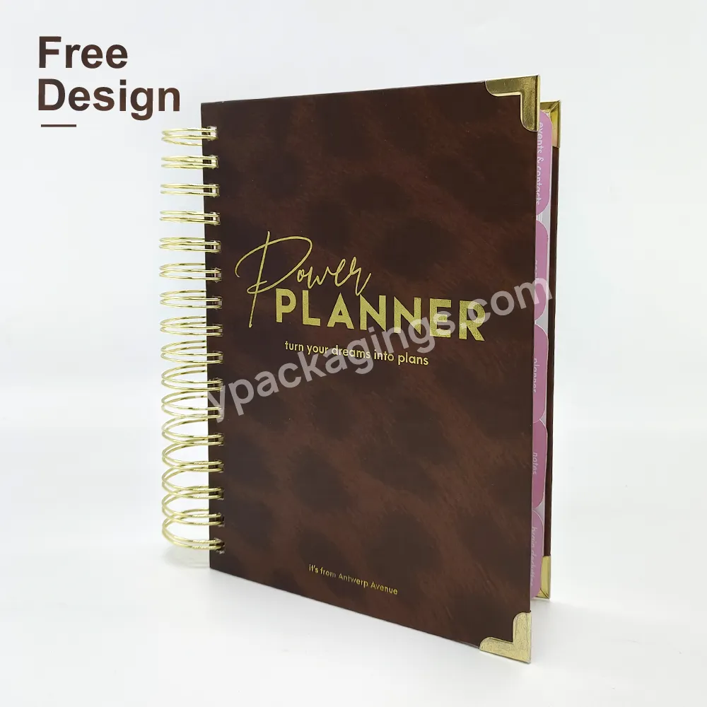 2023 Custom Planners And Notebooks Custom Design Best Agenda Notebook Organizer Budget Custom Printing Spiral Planner