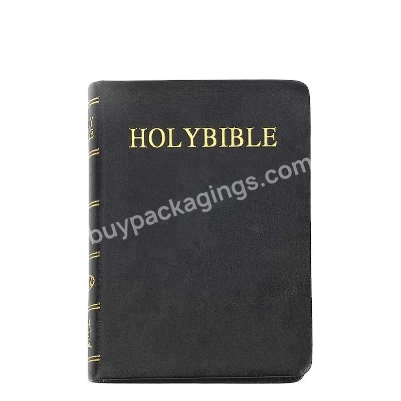 2023 Customized printing Service hot stamping bible cover holy bible book printing