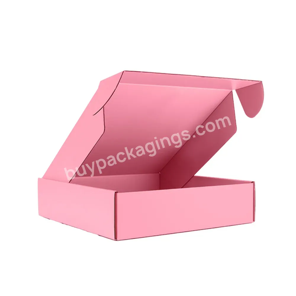 2023 Customized Size Printed Logo Small Gift Box Wigs Blank 3layer Corrugated Box Kraft Box Wholesale Color Package Carton