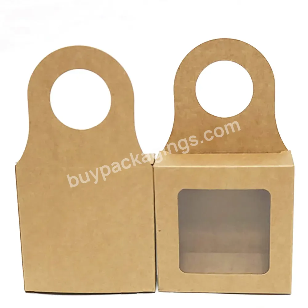 2023 Decoration For Wine Hanger Case Kraft Paper Wine Bottle Boxes For Gifts Hanging Foldable Gift Boxes Wine Box With Window - Buy Hanging Foldable Gift Boxes Wine Box With Window,Kraft Paper Wine Bottle Boxes For Gifts,Decoration For Wine Hanger Case.