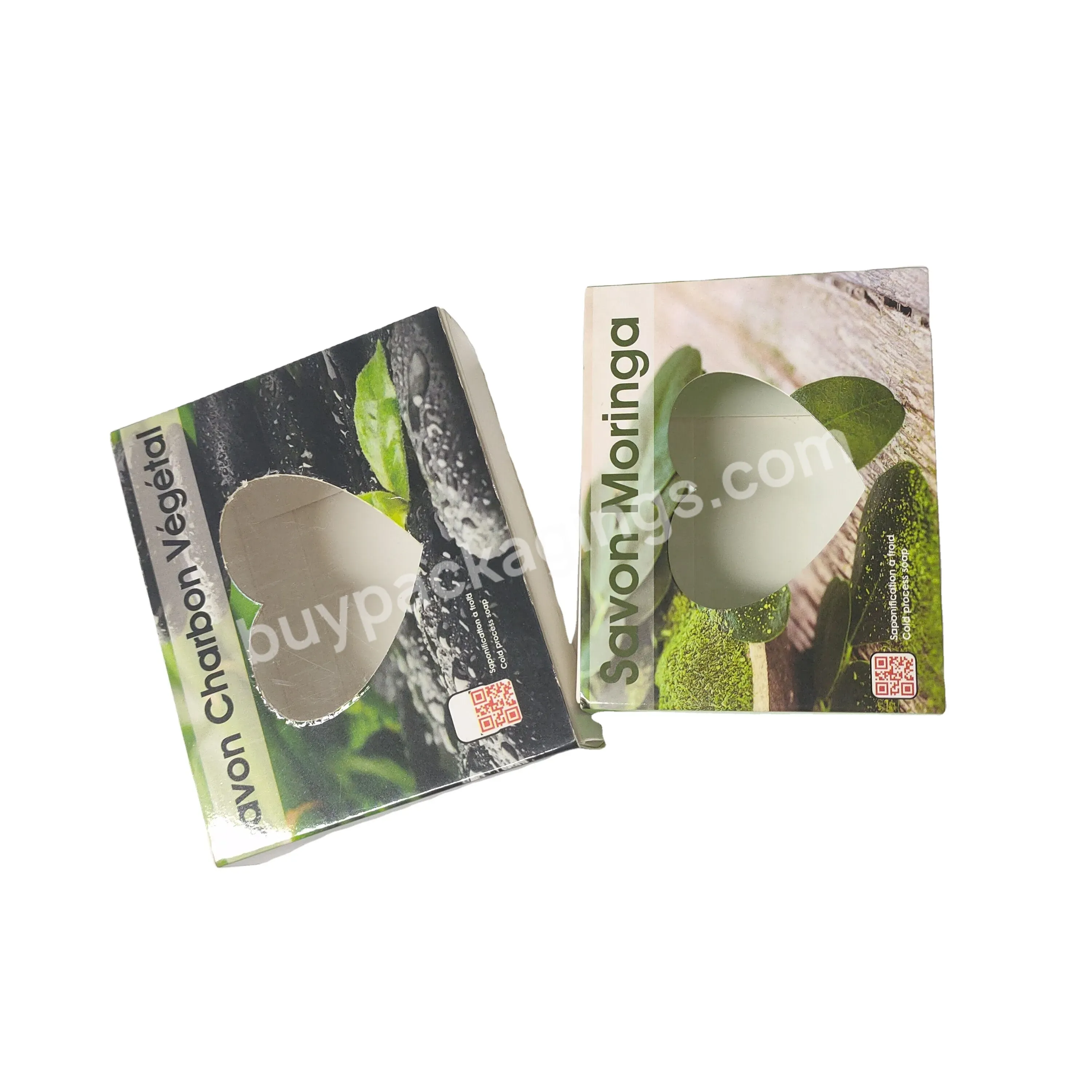 2023 Eco Friendly Biodegradable Custom Logo Design Printed Kraft Paper Soap Bar Packaging Box