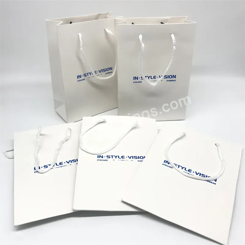 2023 Factory Direct Wholesale Custom Logo Tote Paper Bags Shopping Handle Paper Bags With Logo