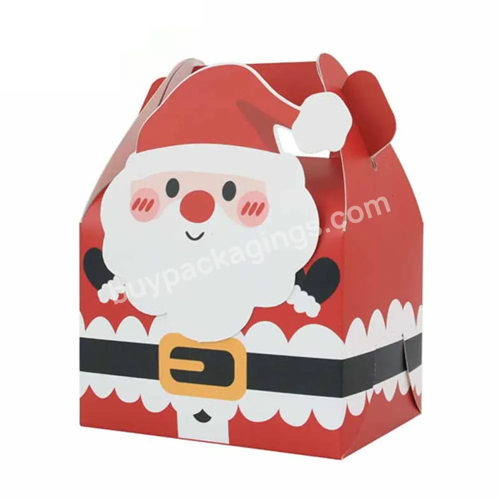 2023 Gift Container Bag Supply Custom Logo Boxes Party Favors Cute New Year Decors Merry Christmas Paper Box Candy Package