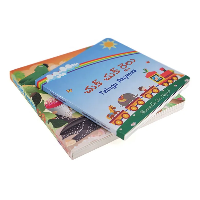 2023 Hardcover Children Board Book Printing Custom Full Color Child Education Book Children Book Printing