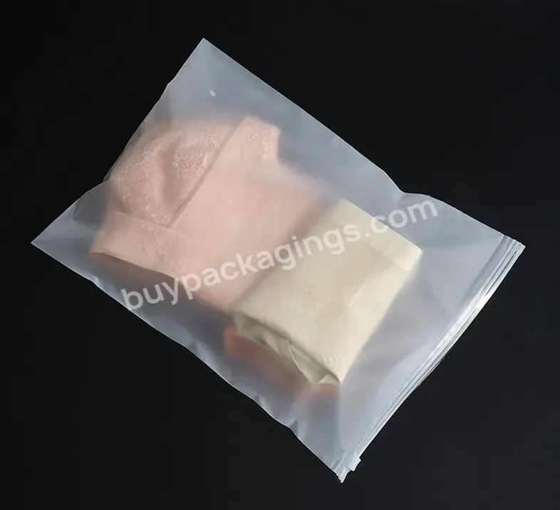 2023 Hot Custom Eco Friendly Zipper Packaging Polybag Zip Lock Pe Packaging Bags For Tshirt Jacket Hoodies