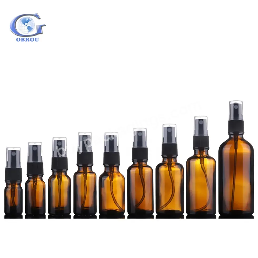 2023 Hot Sale 1oz 30ml 60ml 120ml Amber Clear Boston Round Tincture Glass Bottle With Dropper Sprayer