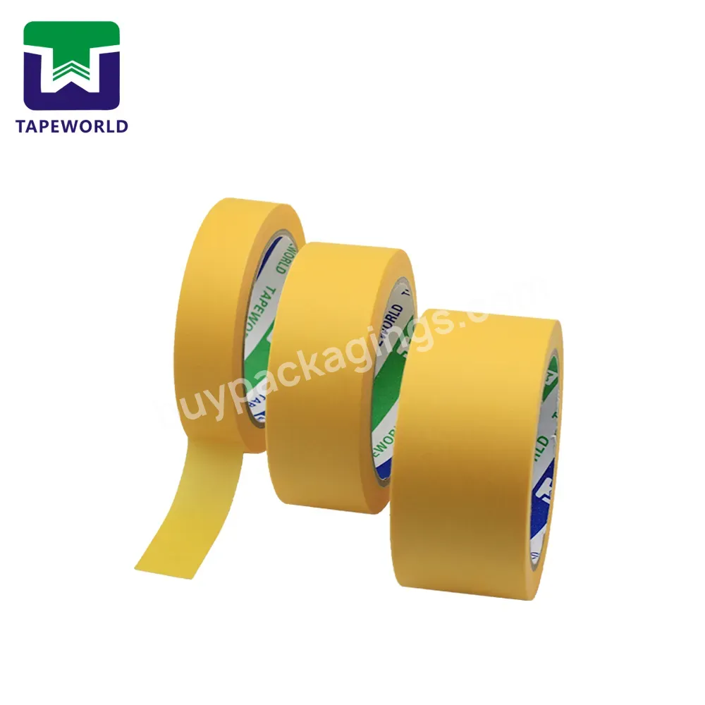 2023 Hot Sale Product High Quality Green Car Painting Automotive Masking Washi Paper Tape Gold Yellow Painter's Rice Paper Tape