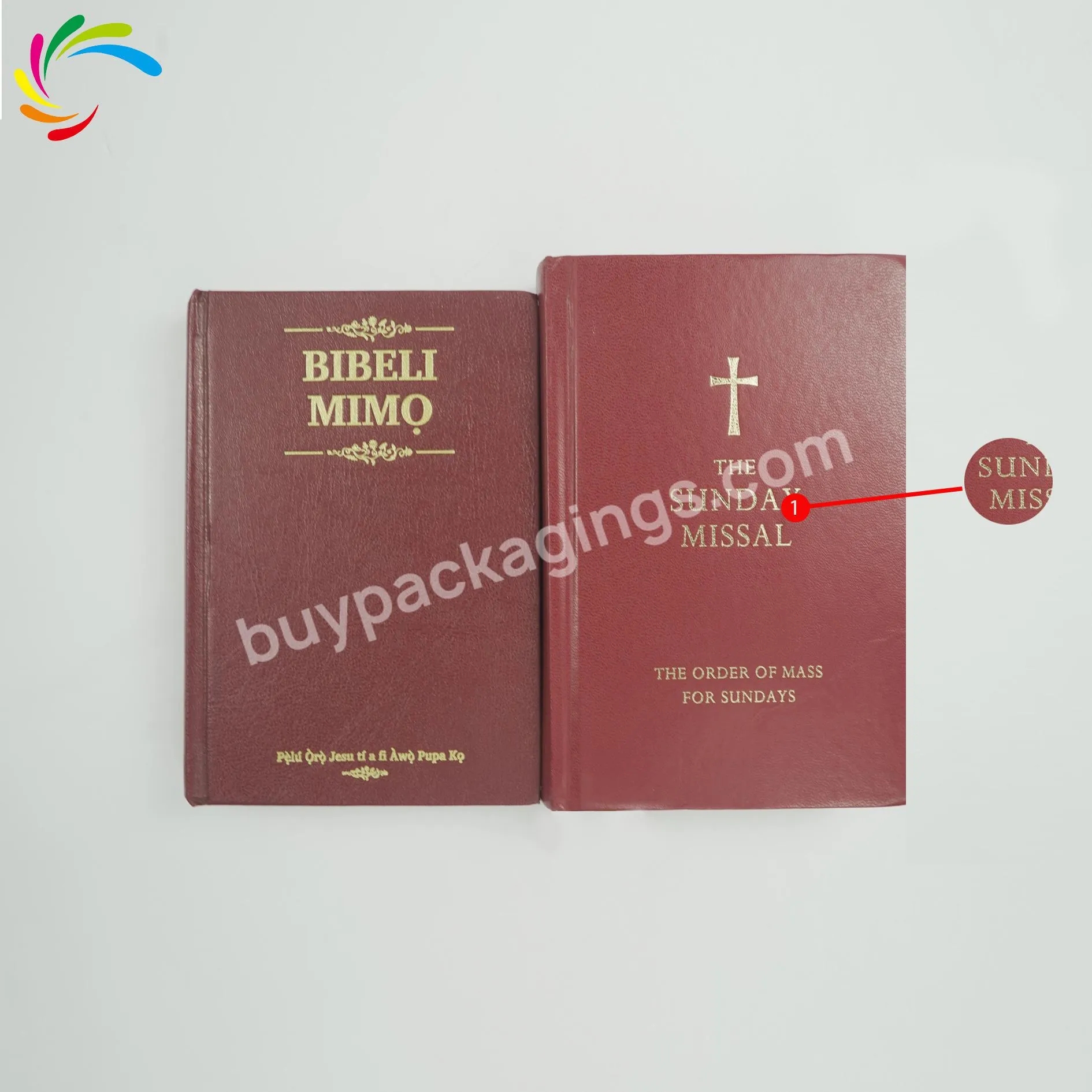 2023 Hot sale Wholesale Customized Bible Printing pocket bibles king james Holy Bible