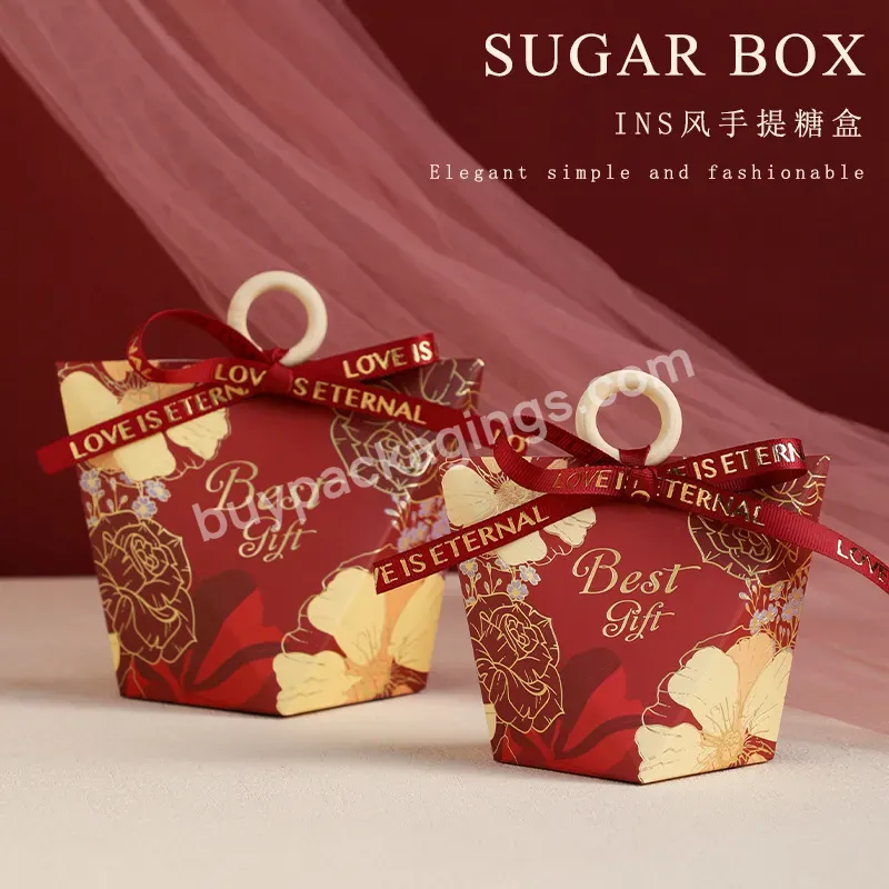 2023 Hot Sell New Design Cardboard Box Wedding Gift Box Christmas Gift Box Wholesales With Ribbon