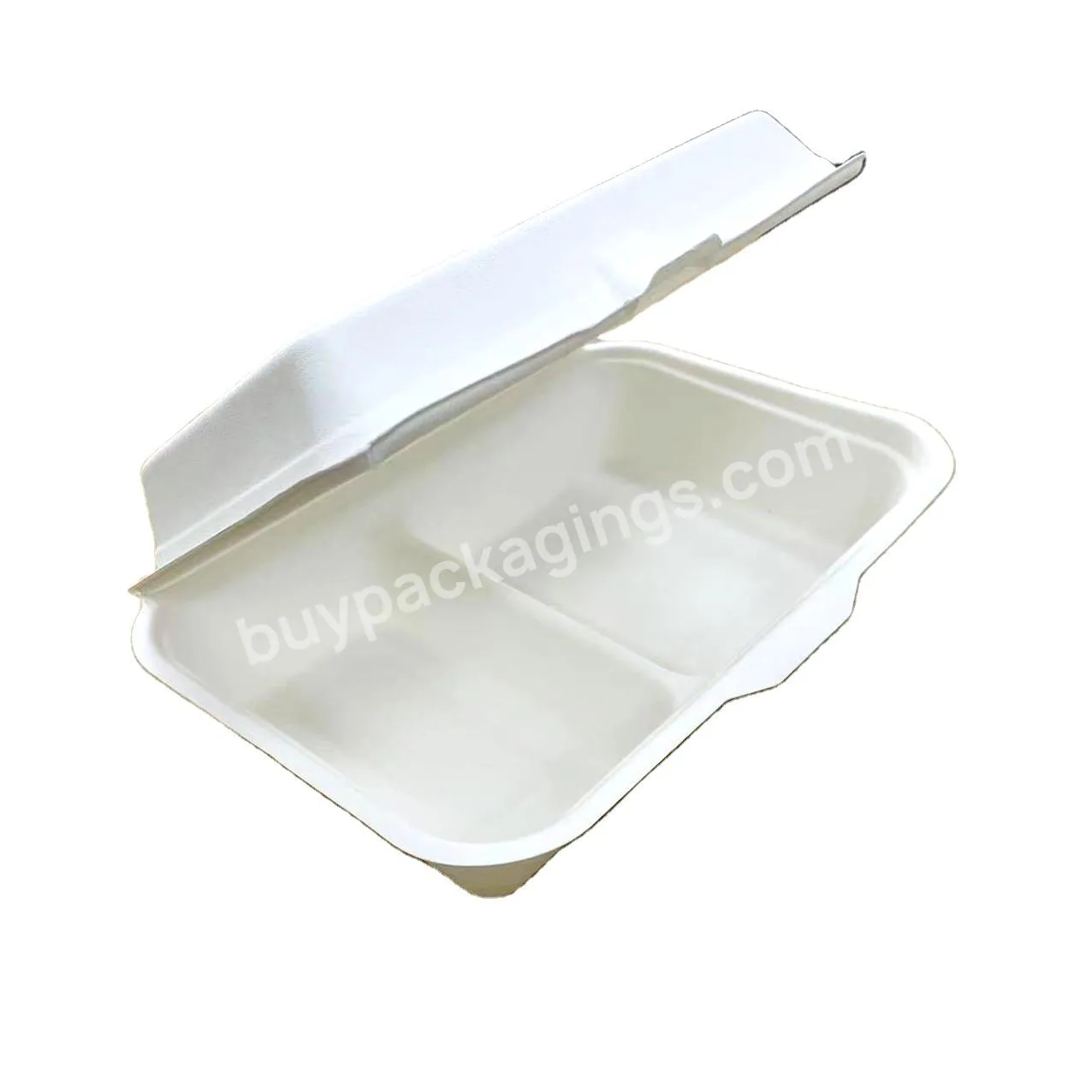 2023 Hot Selling Low Price 2 Compartment 9inch Bagasse Disposable Lunch Clamshell Packaging Food Paper Box - Buy 2 Compartment Food Paper Box,2022 Hot Selling Low Price Paper Box Food,Clamshell Packaging Food Box.