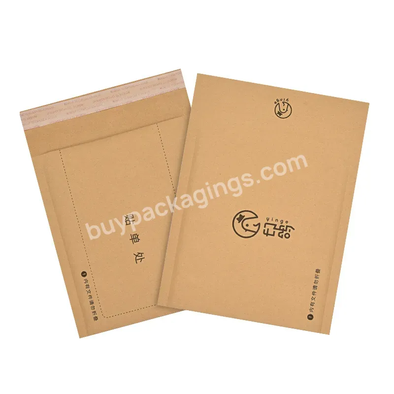 2023 Hot Selling Wholesale 100% Compostable Kraft Bubble Mailer Bags Biodegradable Shipping Padded Envelopes