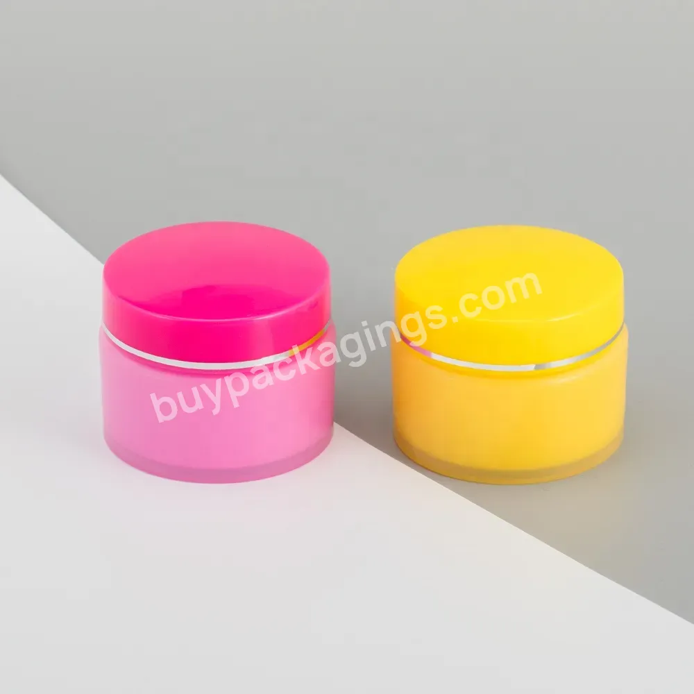 2023 Manufacturers Wholesale 15g Pp Cream Cosmetics Bottle Multi-color Cream Jar