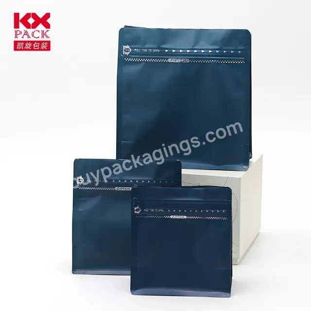 2023 New Arrival Custom Printed 250g 500g Eight Side Seal Coffee Pouch Coffee Packaging Bags Coffee Bags With Valve And Zipper