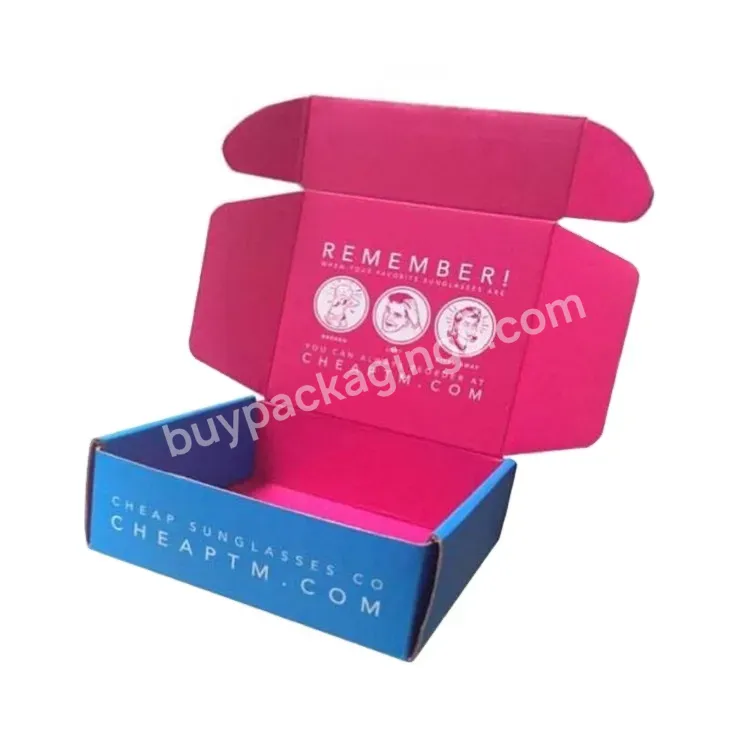 2023 New China Manufacturer Trendy Durable Eco Friendly Delicate Appearance Folding New Blue Paper Box