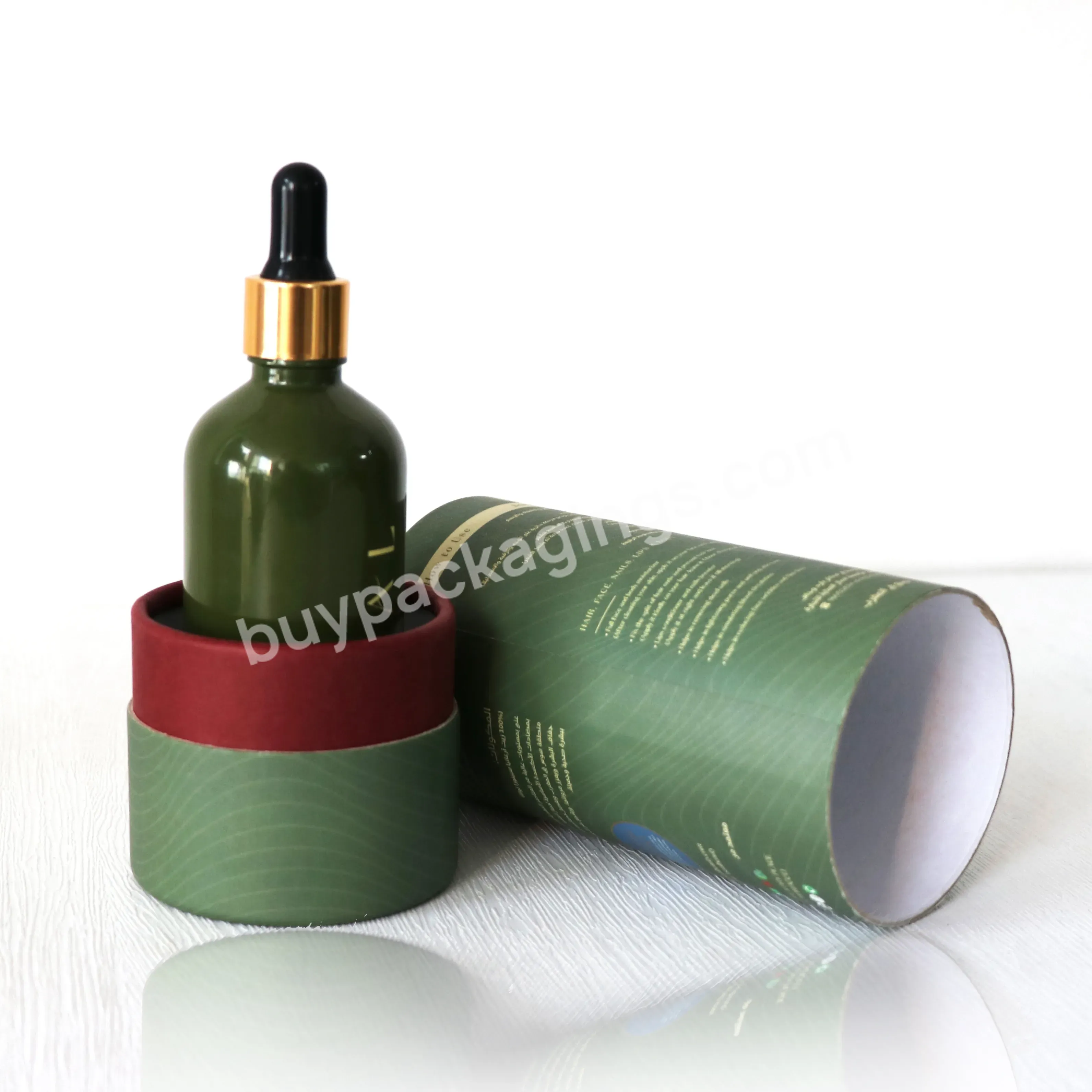 2023 New Design 5ml 10ml 20ml 30ml 50ml 100ml Luxury Green Glass Fine Oil Bottle And Boutique Packaging Provide Free Sample