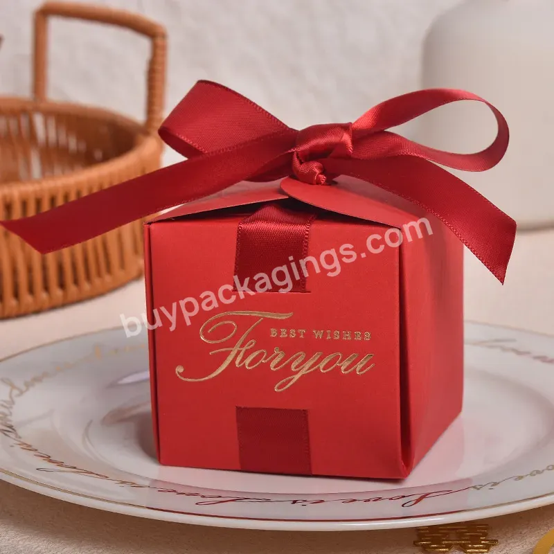 2023 New Hot Sale Wedding Candy Box Sweets Gift Wedding Candy Gift Box For Guest