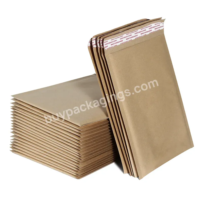 2023 New Oem Customized Bubble Mailer Paper Mail Bags Bubble Mailers Padded Envelope Paper Envelopes Kraft Paper Enveloppe Bulle