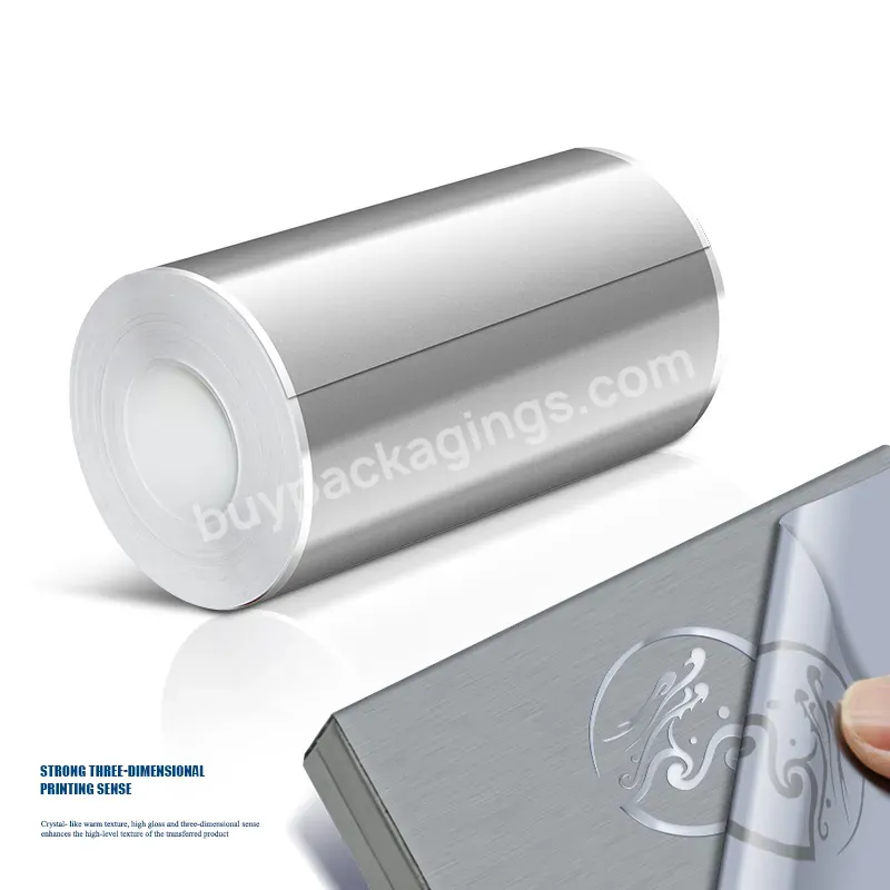 2023 New Product 75u Silvery Uv Dtf Film 60cm Roll Silvery Uv Dtf Film