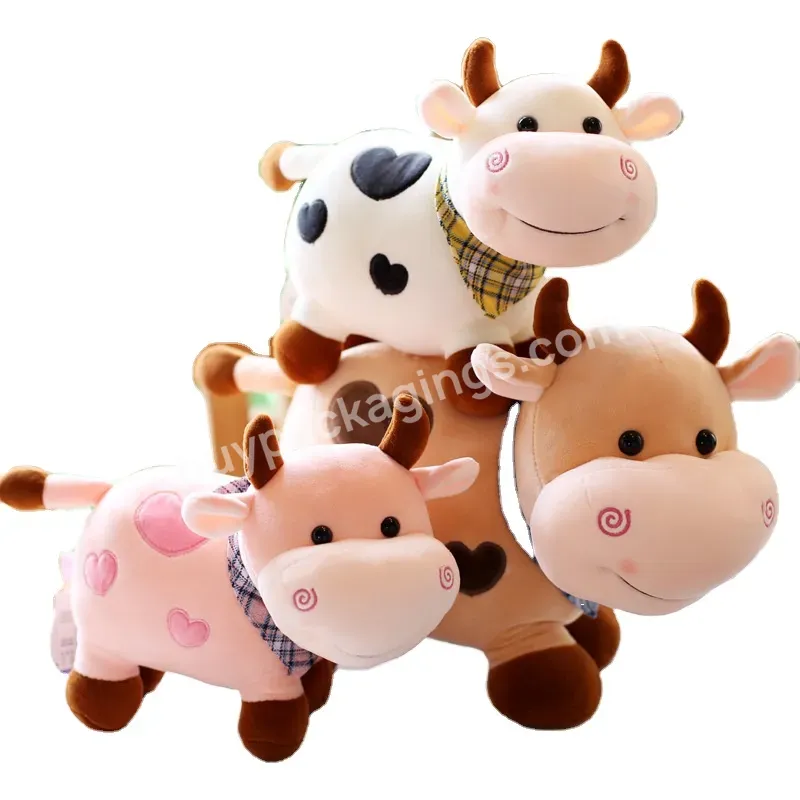 2023 New Small Toy Animals Cow Doll Colorful Calf Plush Toys Party Models Small Flower Cow Doll Gift Wholesale - Buy Plush Toy,Toy Animals,Dolls.