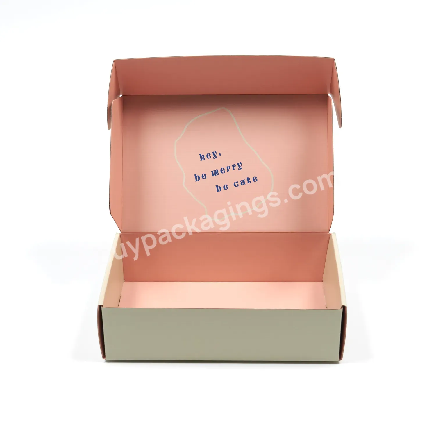 2023 New Trending Mailer Box Wholesale Custom Packaging Boxes Fashion Corrugated Paper Foldable Printing Shipping Boxes