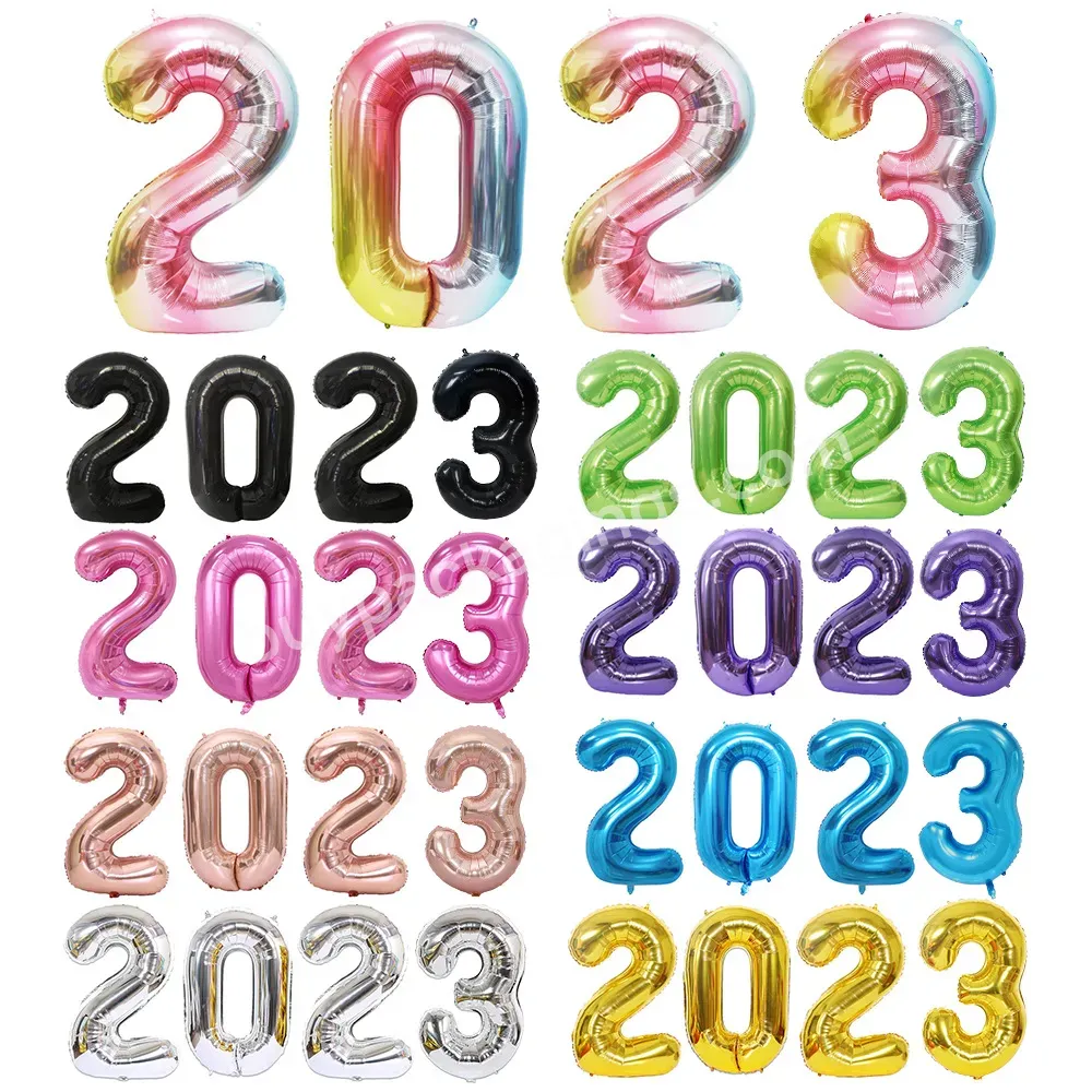 2023 New Year Balloon 40 "2023 Digital Balloon Set Holiday Party New Year's Day Venue Atmosphere Layout - Buy 2023 New Year's Balloons,2023 Digital Balloon Set,2023 New Year Balloon 40 "2023 Digital Balloon Set Holiday Party New Year's Day Venue Atmo