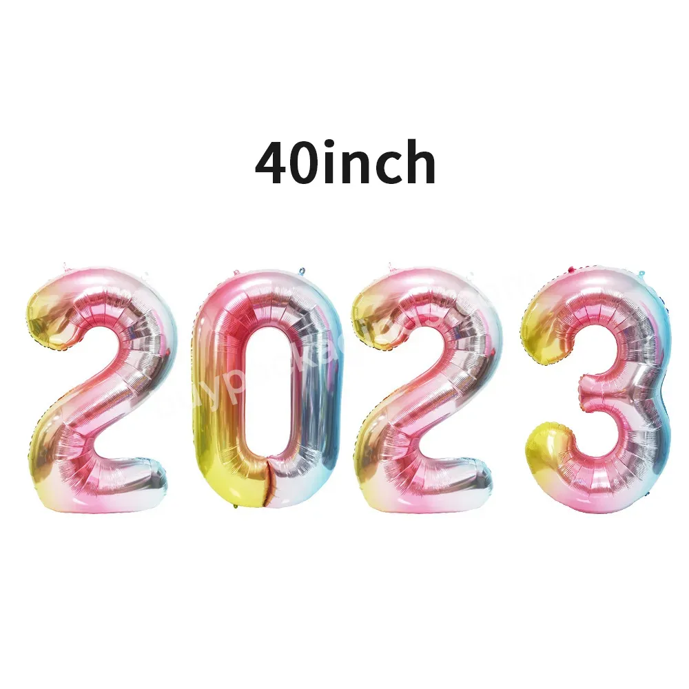 2023 New Year Balloon 40 "2023 Digital Balloon Set Holiday Party New Year's Day Venue Atmosphere Layout - Buy 2023 New Year's Balloons,2023 Digital Balloon Set,2023 New Year Balloon 40 "2023 Digital Balloon Set Holiday Party New Year's Day Venue Atmo