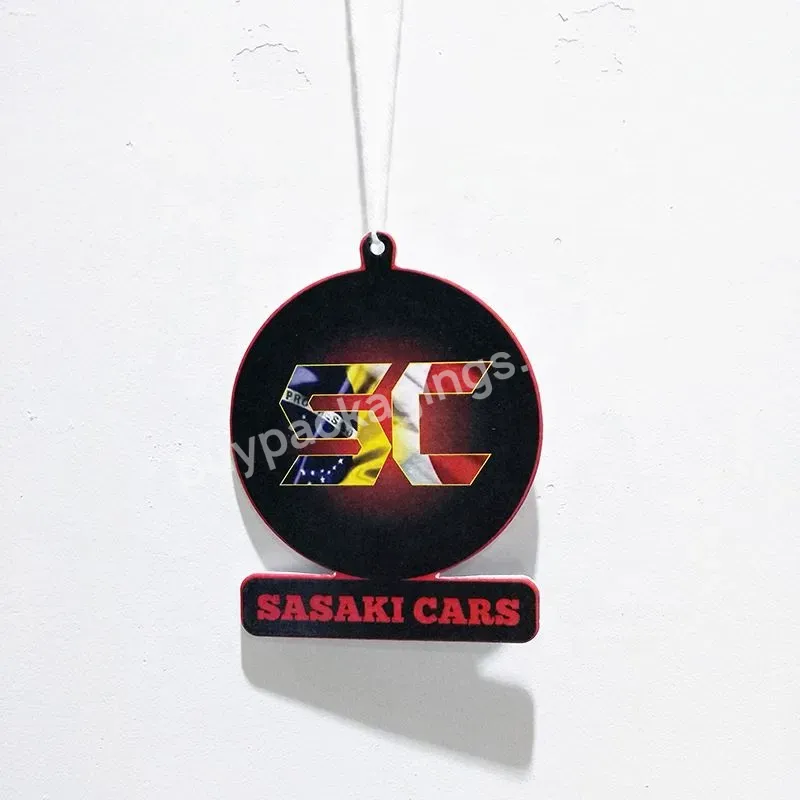 2023 Oem Cheap Auto Custom Design Choose Fragrance Cartoon Logo Paper Car Air Freshener