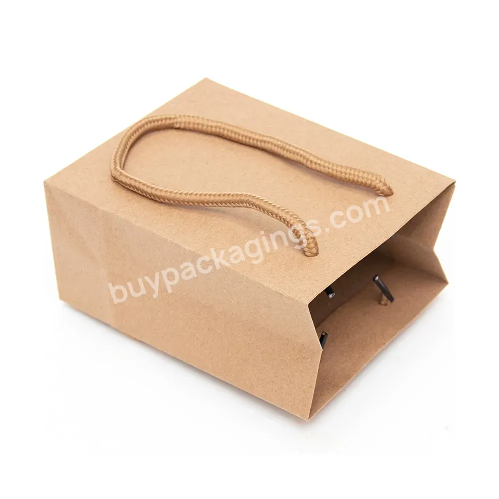 2023 Pack Party Favors Decoration Birthday Party Small/big Tote Bag Package Custom Logo Eco-friendly Kraft Paper Gift Bag