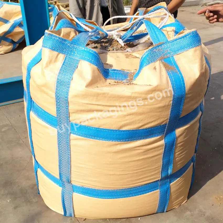 2023 Polypropylene White Woven Big Bag 1 Ton/bag Fibc Jumbosack