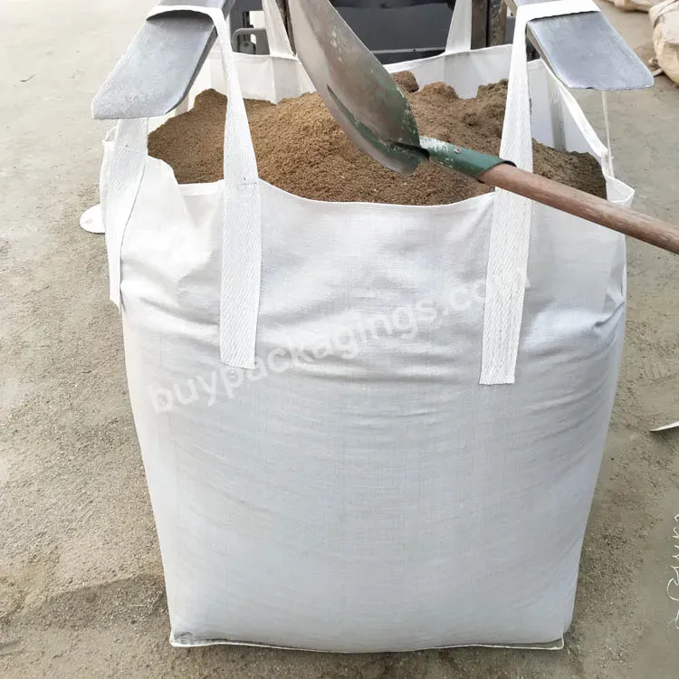 2023 Polypropylene White Woven Big Bag 1 Ton/bag Fibc Jumbosack
