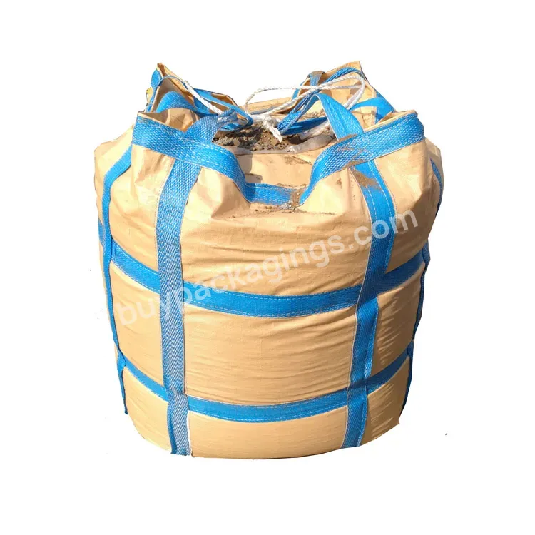 2023 Strong Low Cost Pp 1000kg Super Sacks Big Bulk Jumbo Fibc 1 Ton Bags