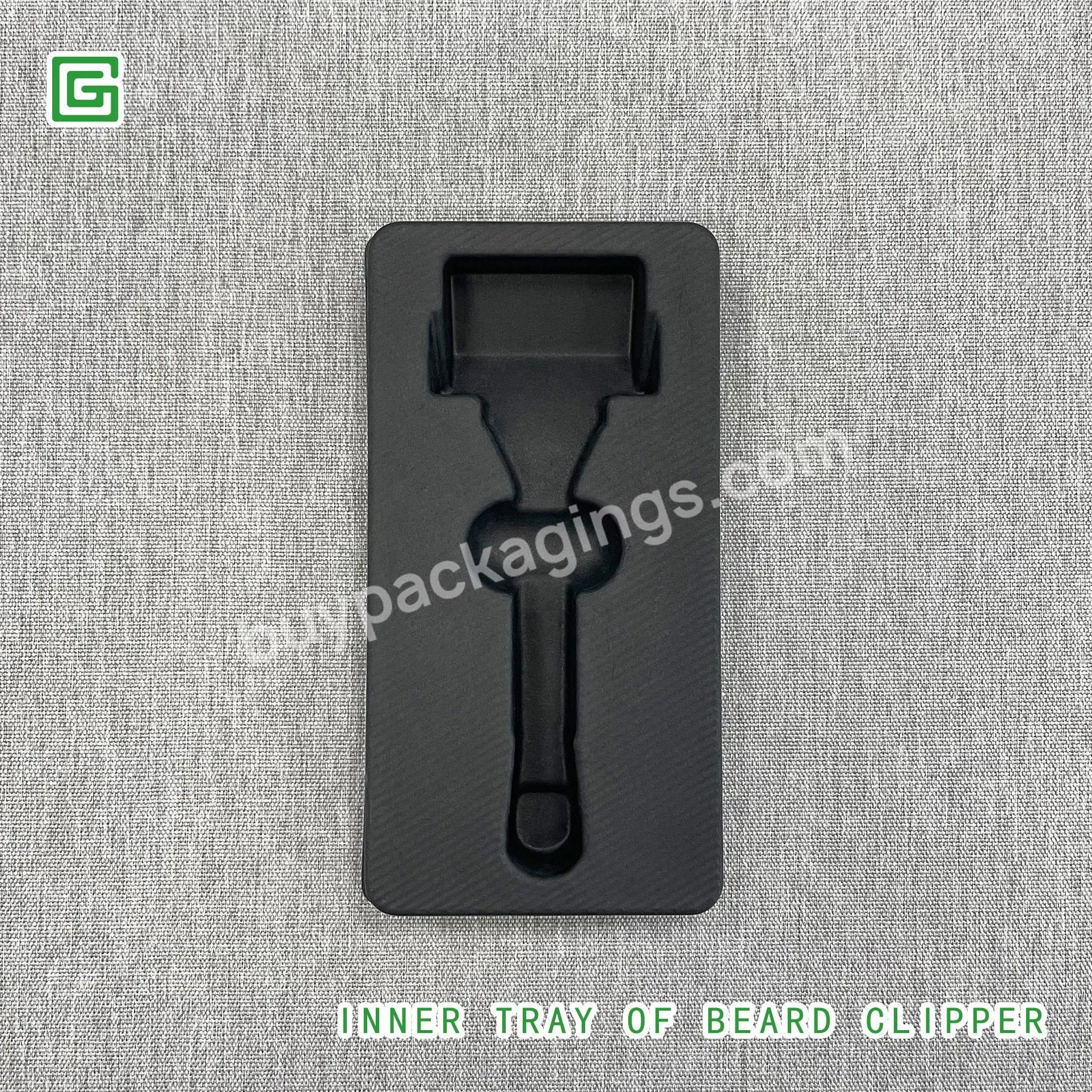 2023 Wholesale High Quality Custom Box Paper Inner Tray Molded Pulp Packaging For Beard Clipper