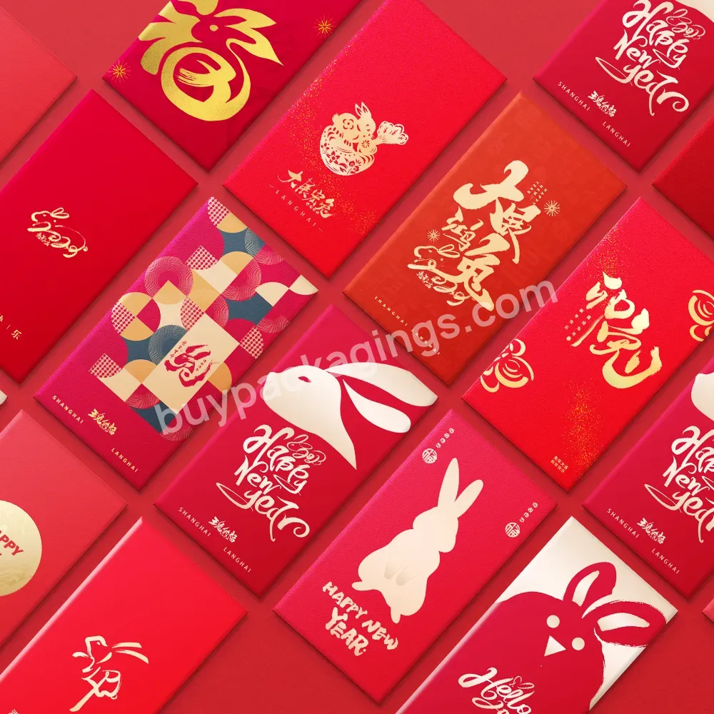 2024 New Custom Dragon New Year Red Packet Money Packet Angbao Red Envelopes
